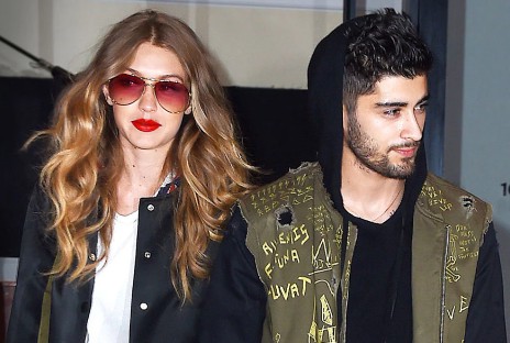 Zayn and his former supermodel girlfriend Gigi Hadid. 